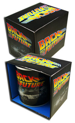 Zurück in die Zukunft 3D Tasse Retro TV Back to the Future Thermoeffekt bttf Mug 