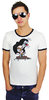 Logoshirt DER KLEINE MAULWURF Retro Kontrast T-Shirt Weiß