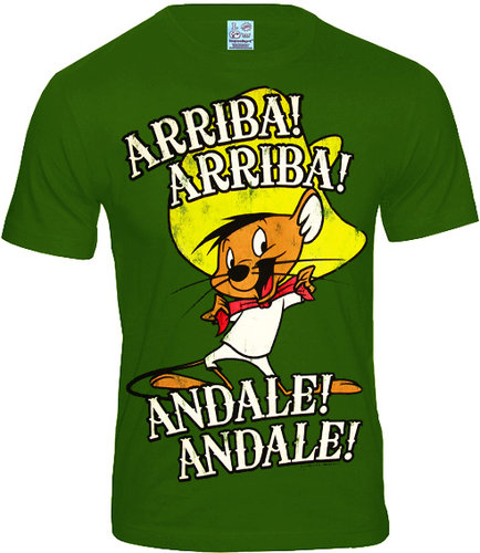 LOGOSH!RT Looney Tunes Retro Herren T-Shirt ARRIBA ANDALE