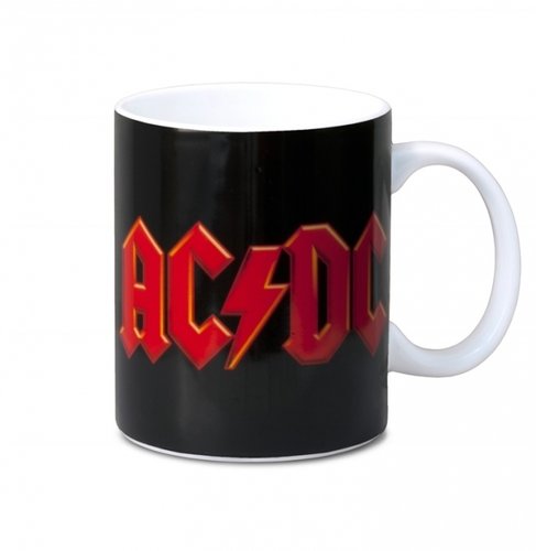 ACDC Tasse Sammeltasse Mug Taza AC/DC LOGO ROT