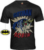 BATMAN Retro Comic Herren Shirt BATMAN & ROBIN