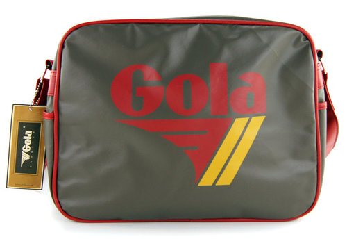 GOLA REDFORD Tasche Bag Darkgrey/Red/Mustard