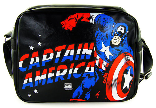 Logoshirt Retro Umhängetasche Captain America
