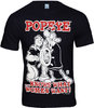 Popeye Herren T-Shirt Logoshirt ...knows what Woman want navy