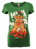 Fozzy Bear Muppet Show Damen T-Shirt grün