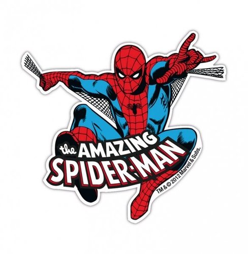 Retro Marvel Kühlschrankmagnet Magnet Spiderman