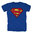 DC Comics SUPERMAN Herren T-Shirt LOGO DISTRESSED