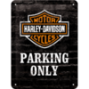 Original Harley Davidson PARKING ONLY Blechschild 15x20 cm