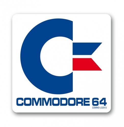 Retro COMMODORE C64 - Computer Kork Untersetzer Coaster