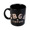 original CBGB & OMFUG Tasse Becher Kaffeetasse schwarz