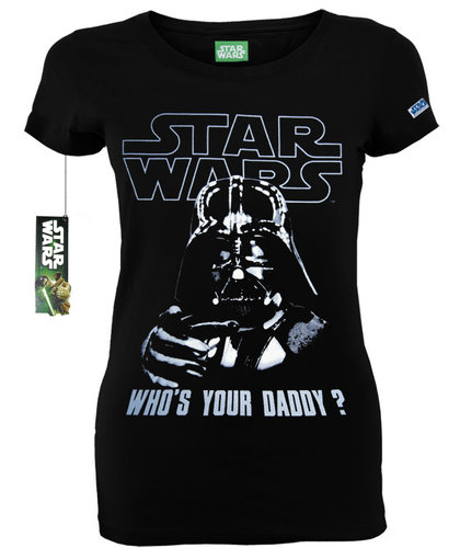 original Star Wars WHO IS YOUR DADDY Girl Shirt CODI