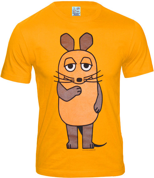 gelb Original Marke LOGOSHIRT Kinder T-Shirt Sendung mit der Maus T-Shirt 