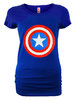 LOGOSHIRT Captain America Frauen T-Shirt SHIELD