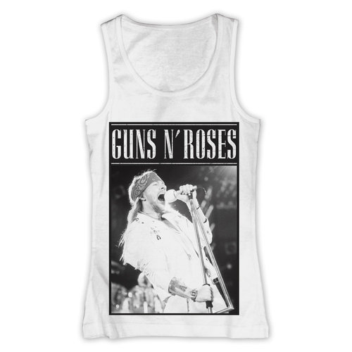 original Guns N' Roses Girl Tank Top Axl Mic