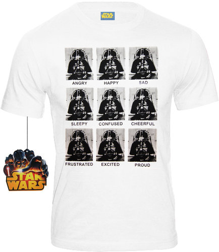 Star Wars Herren T-Shirt Darth Vader Emotions