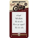 Harley Davidson Notizblock Blechschild Flathead