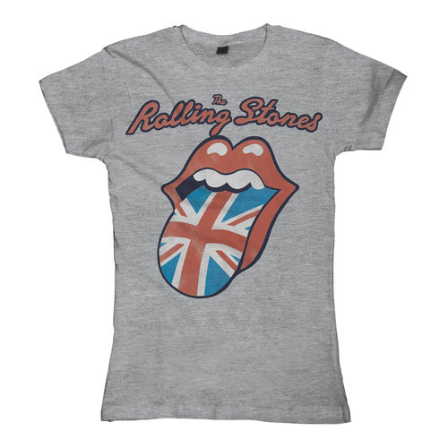 The Rolling Stones Girl T-Shirt BRITISH TONGUE