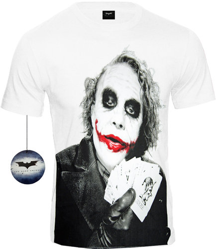 Batman The Dark Knight Herren T-Shirt Joker Poker