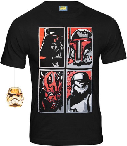 Star Wars Herren T-Shirt Bad Faces