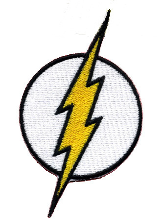 DC Comics The Flash Logo Aufnäher Patch