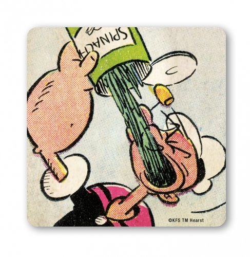 Popeye The Sailorman Spinach Untersetzer Coaster