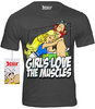 Asterix Obelix Herren T-Shirt Girls Love Muscles