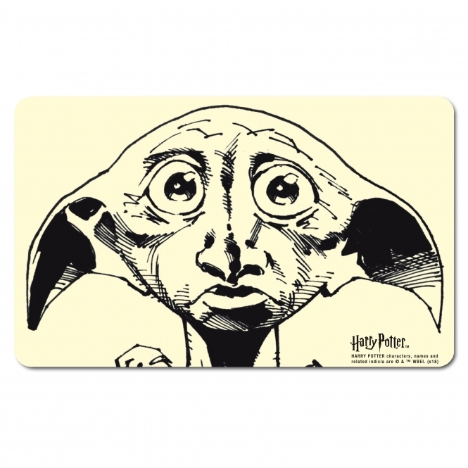 Harry Potter Dobby Gesicht Einzel Schneidebrett/Tischset 234mm X 144mm Lsh 