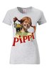 Pippi Langstrumpf TV-Serie Frauen T-Shirt Nilsson grau