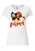 Pippi Langstrumpf TV-Serie Frauen T-Shirt Nilsson weiß