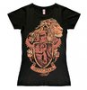 Harry Potter Frauen Girl T-Shirt Gryffindor Logo Löwe