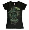 Harry Potter Frauen Girl T-Shirt Slytherin Logo Schlange