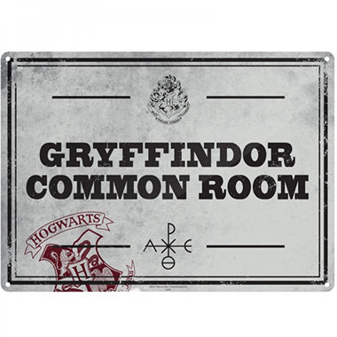 Harry Potter Blechschild A5 Dobby Gryffindor Common Room