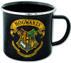 Harry Potter Emaille Becher Tasse Hogwarts Logo
