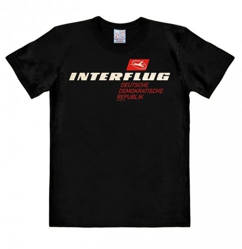 Retro Interflug DDR Fluggesellschaft Herren T-Shirt