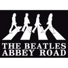 The Beatles Postkarte Grußkarte Abbey Road schwarz