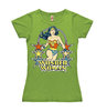 DC-Comics Wonder Woman Frauen T-Shirt Stars vintage green