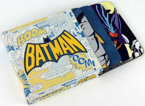 BATMAN DC Comics Retro Untersetzer COASTERS 4 Stück