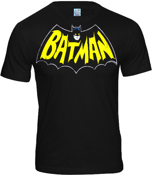 LOGOSH!RT Batman Retro Herren T-Shirt LOGO BAT