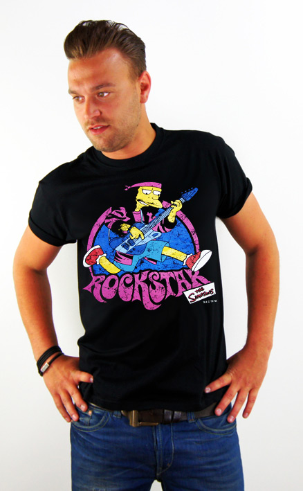 THE SIMPSONS Comic TV Serie Herren T-Shirt OTTO ROCKSTAR