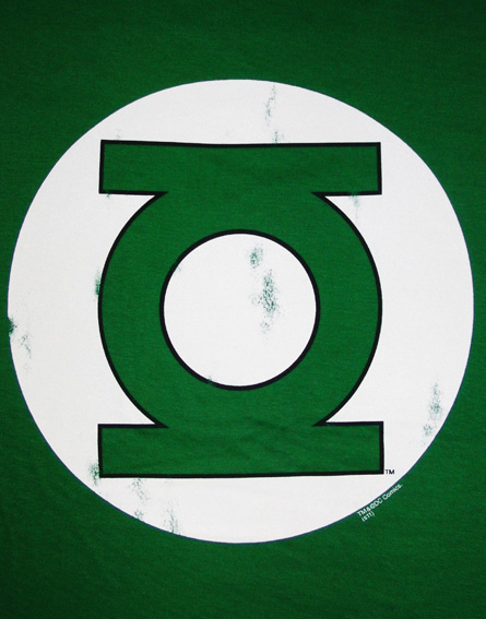 DC Comics Retro Herren T-Shirt GREEN LANTERN - GRÜN
