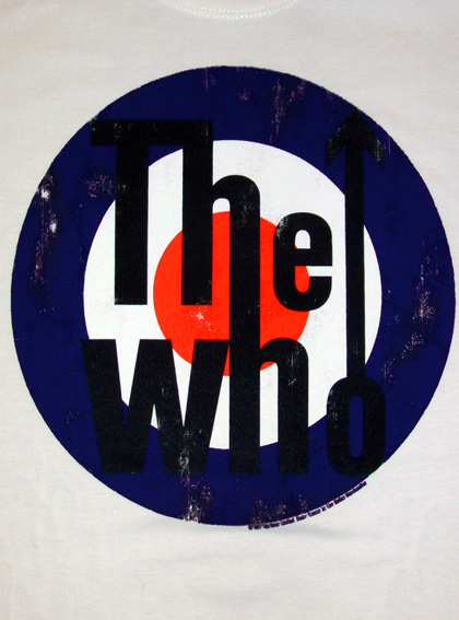 Rock Musik Herren T-Shirt THE WHO - ALMOST WHITE