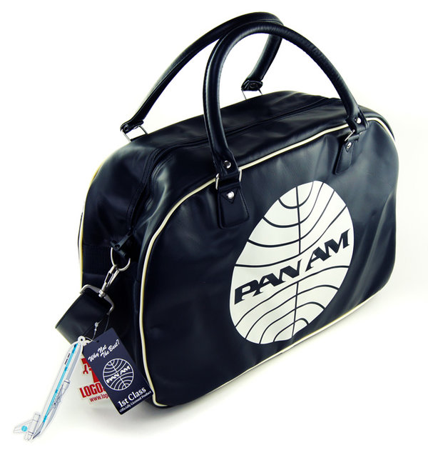 LOGOSH!RT Retro Tasche Travel Bag PAN AM Navy