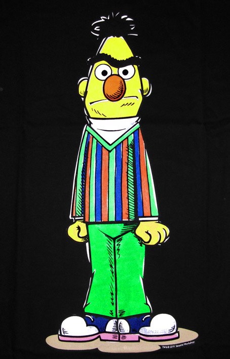 SESAME STREET Comic TV Herren T-Shirt ANGRY BERT