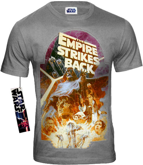 STAR WARS T-Shirt THE EMPIRE STRIKES BACK SportsGrey