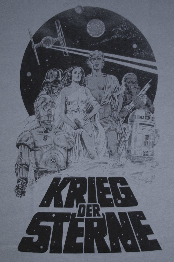 STAR WARS Retro Herren T-Shirt KRIEG DER STERNE