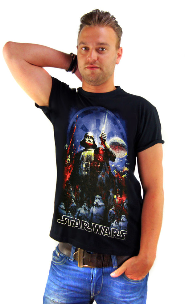 STAR WARS Retro Movie Fan Herren Shirt THE EMPIRE