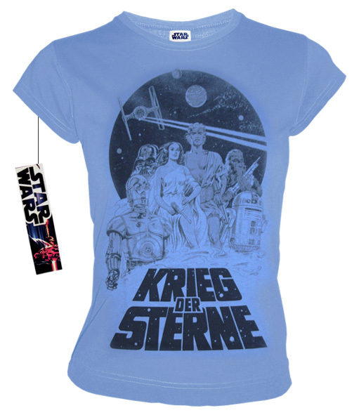 STAR WARS Retro Comic Damen T-Shirt KRIEG DER STERNE