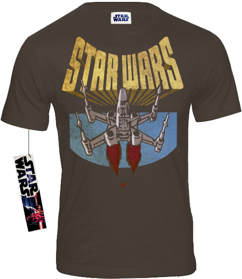 STAR WARS Retro Herren T-Shirt X-WING FIGHTER