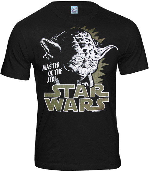 LOGOSH!RT Star Wars Herren T-Shirt MASTER OF THE JEDI