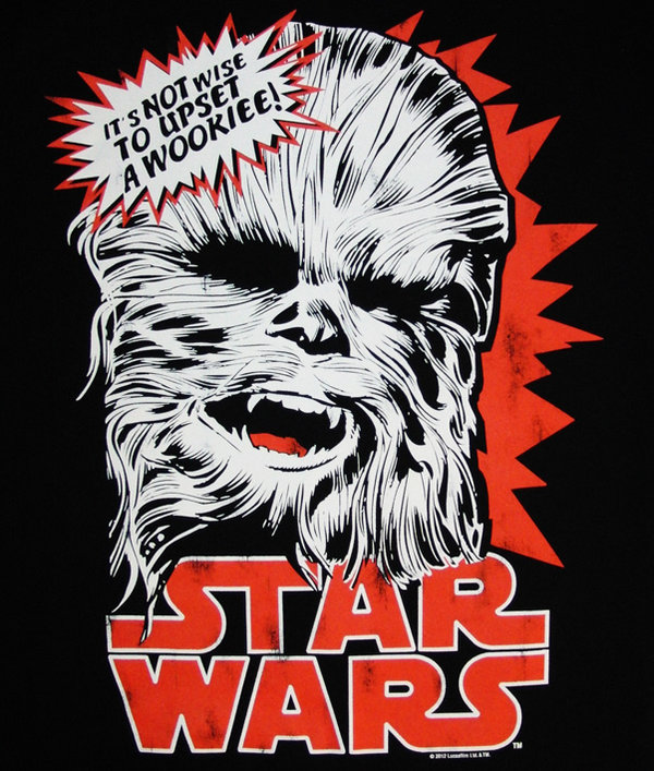LOGOSH!RT Star Wars Herren T-Shirt CHEWBACCA